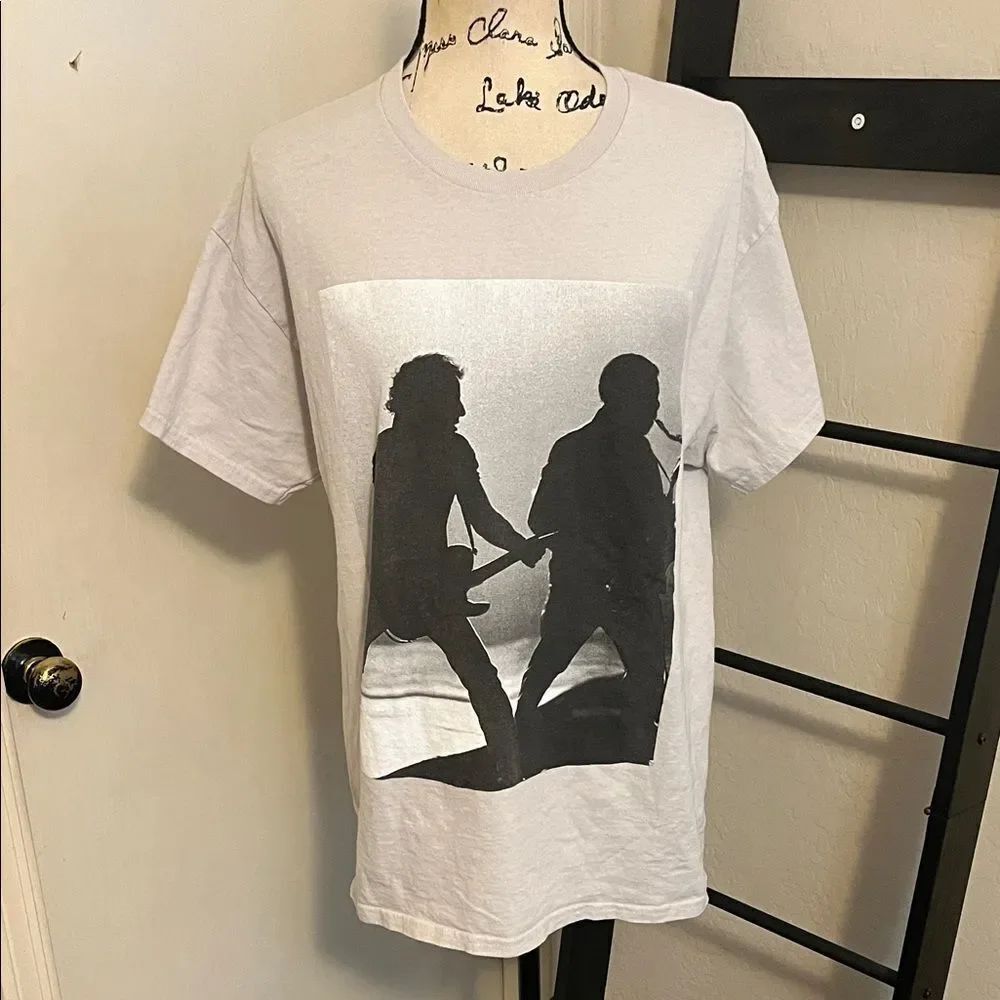 Bruce Springsteen & The E Street Band Graphic Print Gray T-Shirt Music Concert